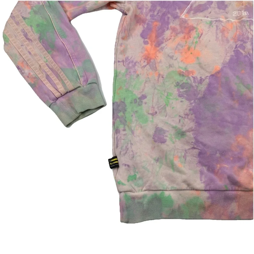 Pharrell Williams x Adidas Hu Holi Crew Neck Sweatshirt Tie Dye Men's Medium